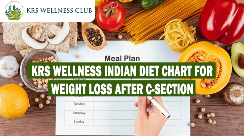 KRS wellness Indian diet chart for weight loss after C-section